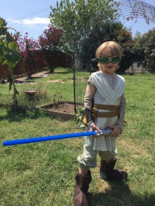 Evan as Rey from Star Wars The Force Awakens